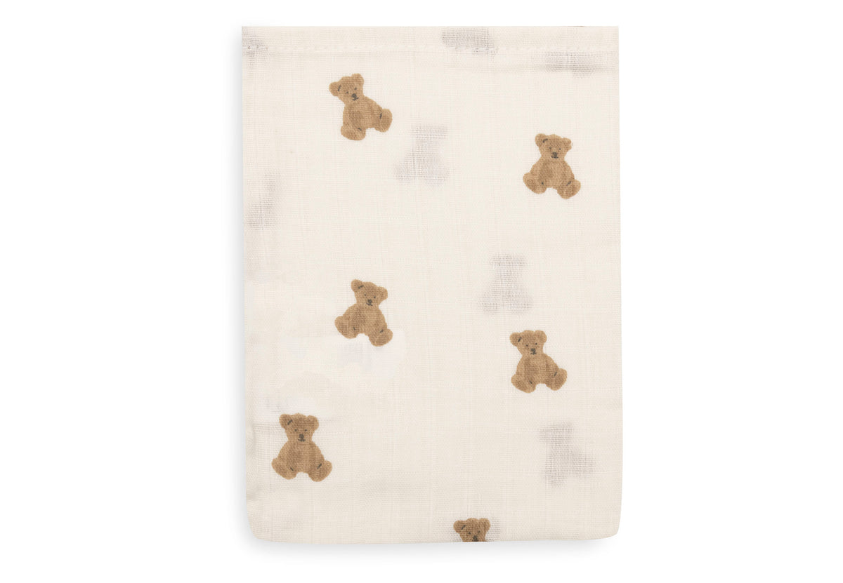 Jollein hydrofiel washandje Mini Teddy Bear