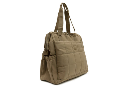 Jollein Luiertas Quilted Quinn Bronze gewatteerde schoudertas