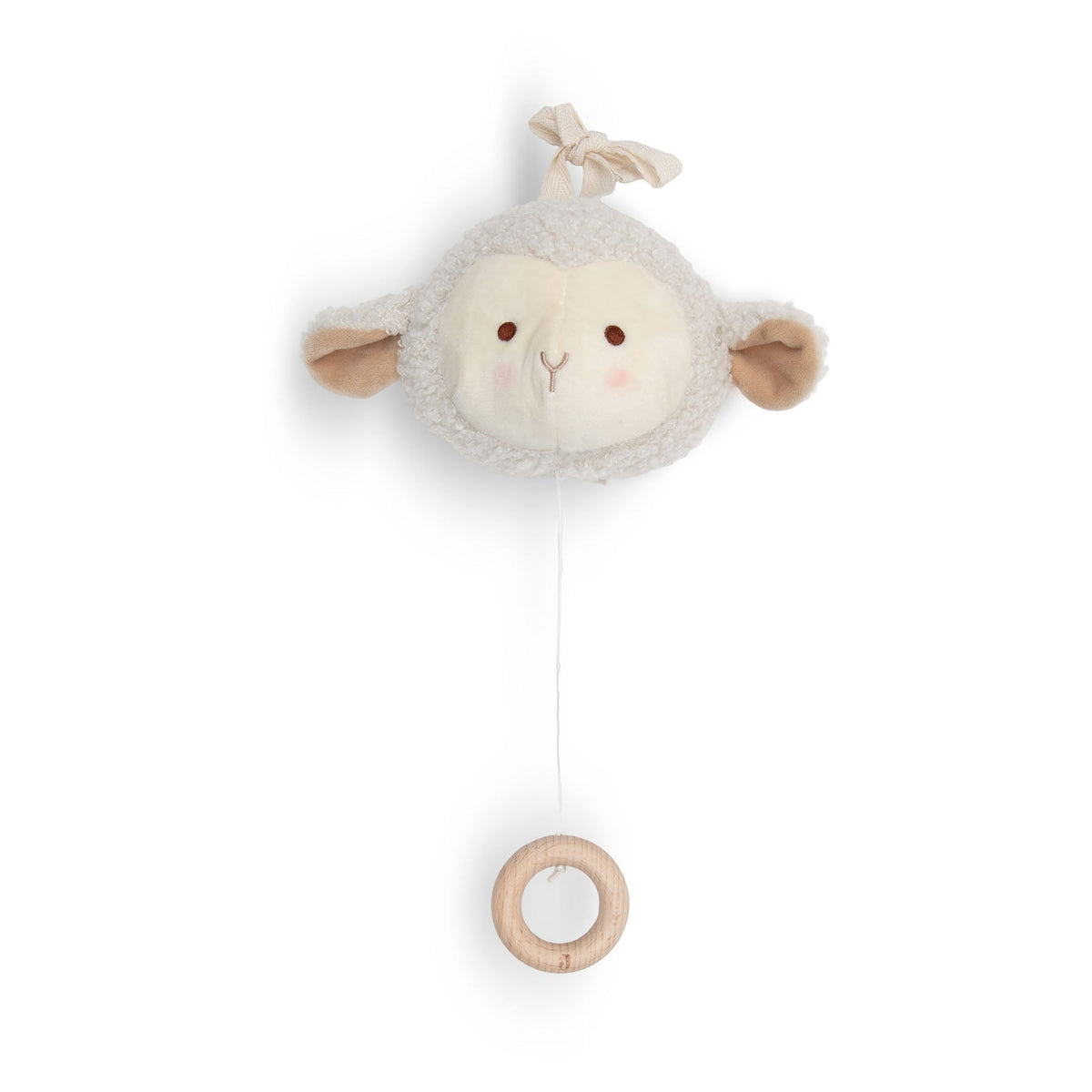 Jollein Muziekhanger Sheep Sonny met houten ring