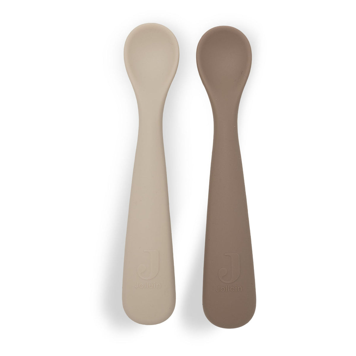 Jollein Siliconen Lepeltje Natural Shades babylepel