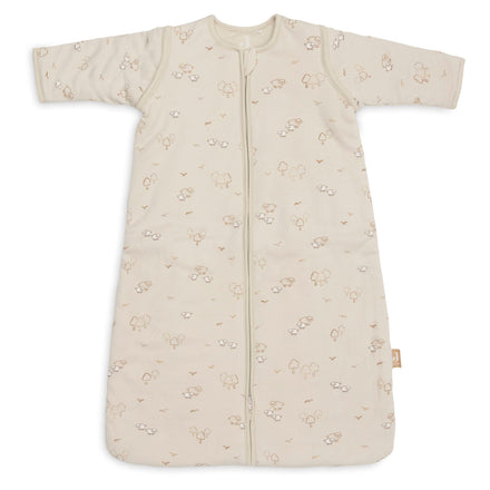 Jollein Slaapzak met afritsbare mouw 90 cm in de print Woolly, te koop bij De Gele Flamingo.