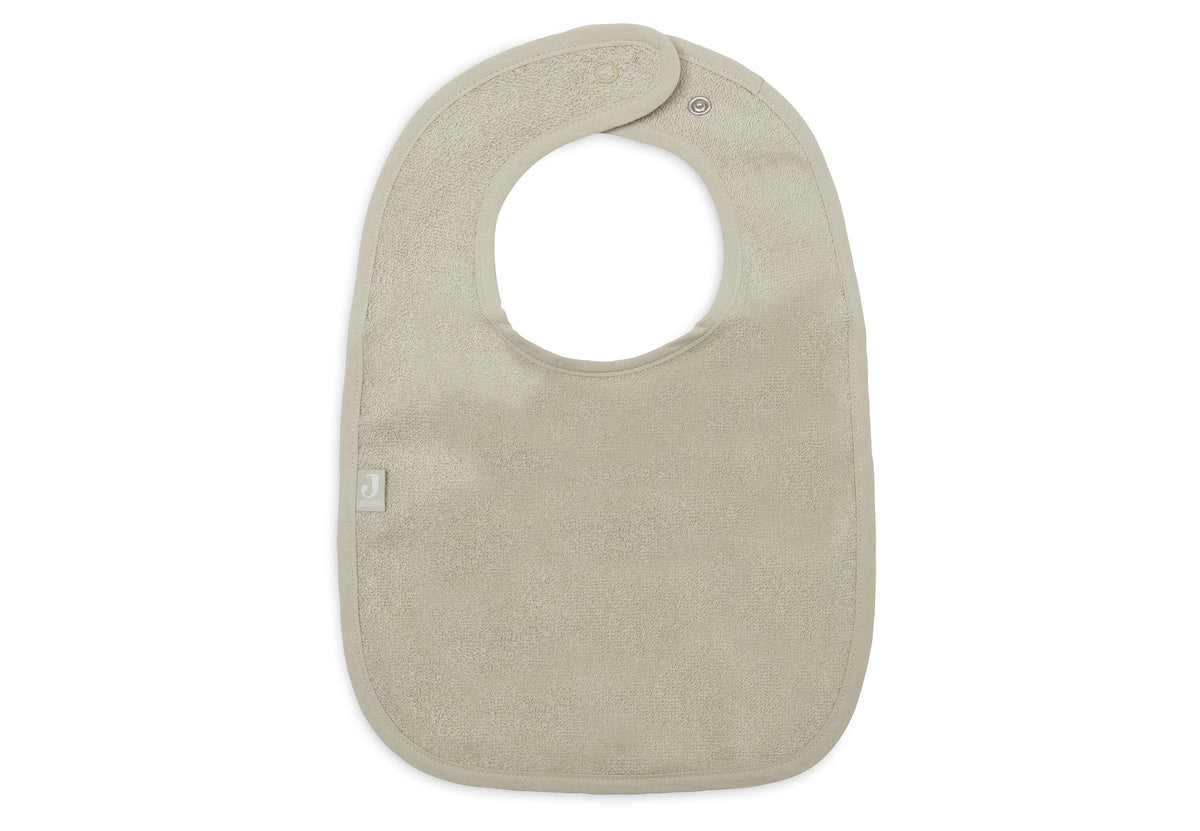 Jollein Slab Badstof Sand Soft Matcha en Milky Coffee slabbetjes