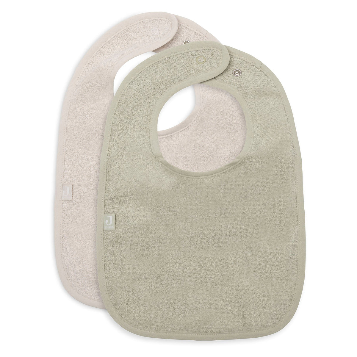 Jollein Slab Badstof slabbetje Soft Matcha en Sand