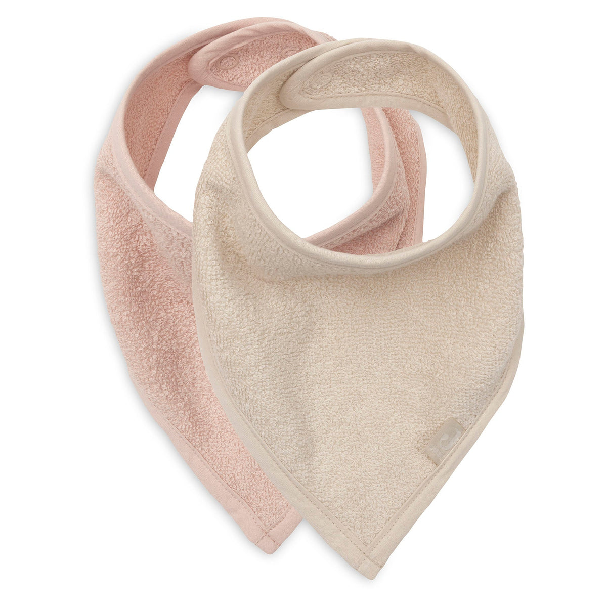 Jollein Slab Bandana kwijlsjaaltje Silk Rose en Sand