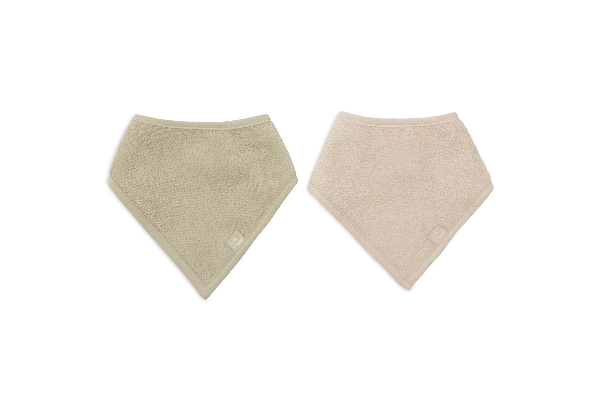 Jollein Slab Bandana kwijlsjaaltje Soft Matcha en Sand
