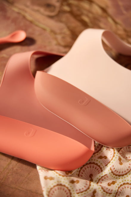 Jollein Slab Siliconen eetslabje Blush Shades