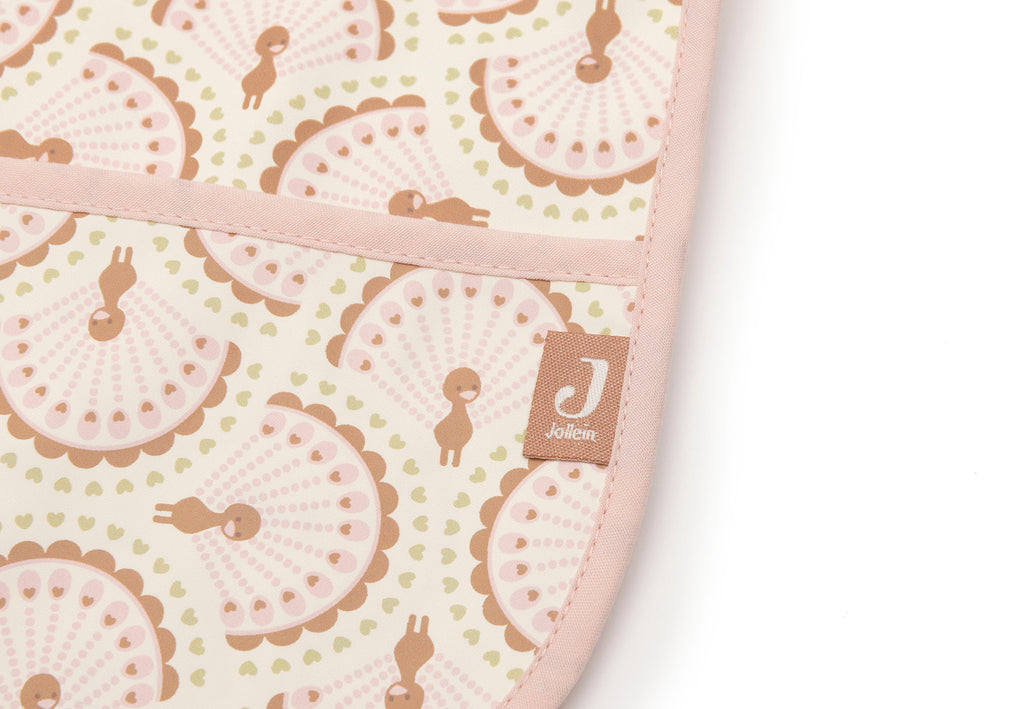 Jollein Slab Waterproof met Mouw Soft Plumes