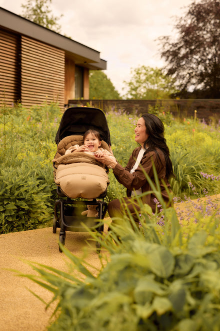 Jollein Voetenzak buggy en kinderwagen Puffed Bronze
