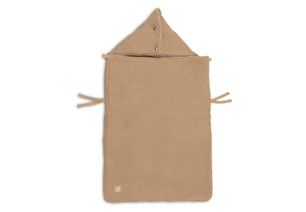 Jollein Voetenzak groep 0+ autostoel Basic Knit Hazel