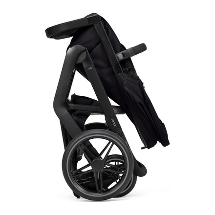 Joolz Kinderwagen Day5 Complete Set Space Black, compact ingeklapt