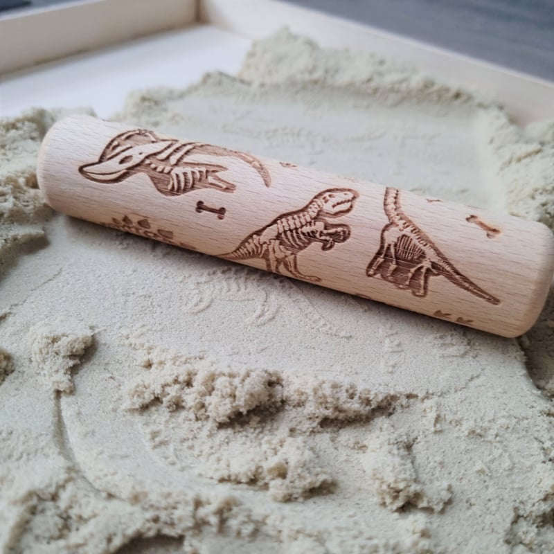 Kiddi Houten Roller Dino beukenhout