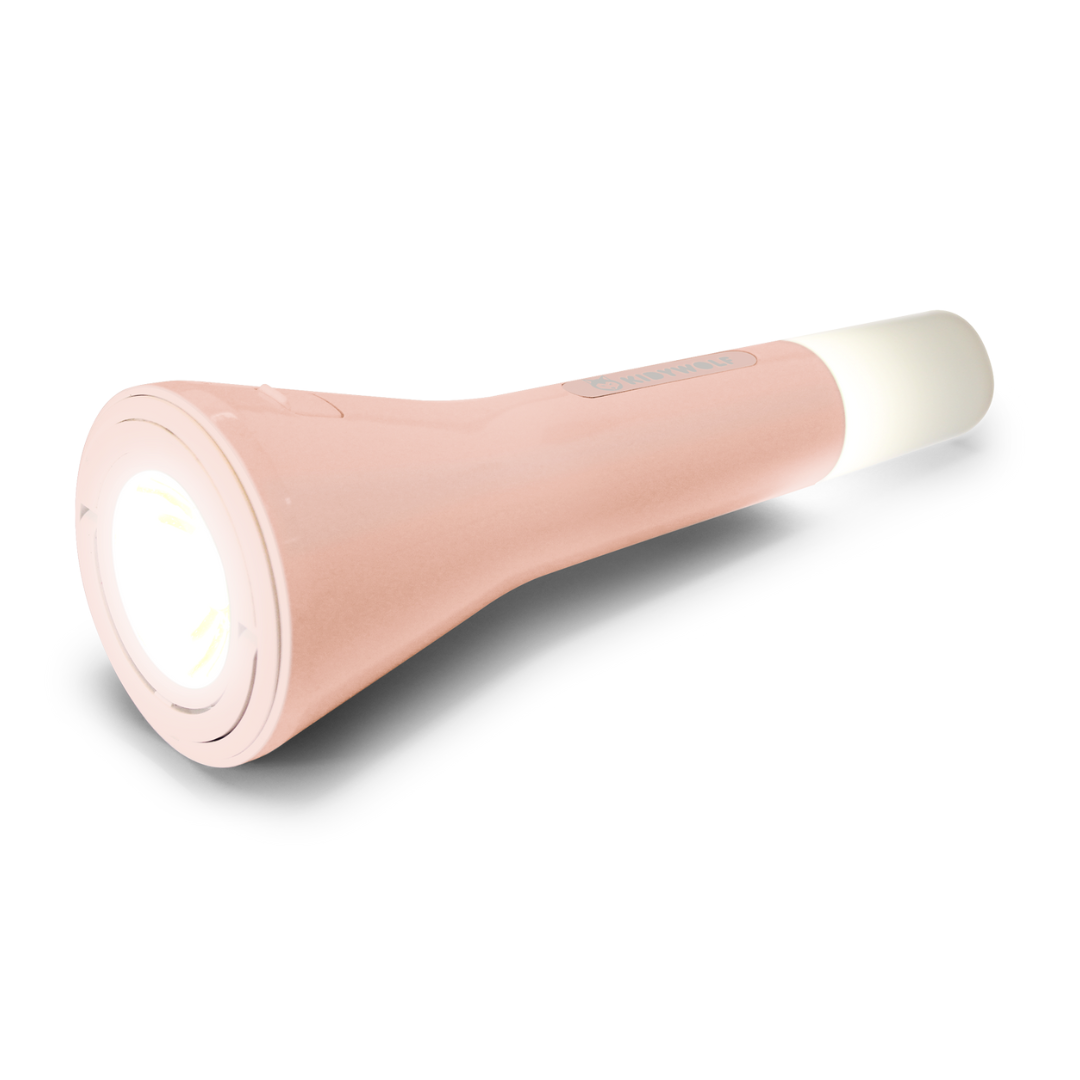 Kidywolf zaklamp voor kinderen nude, liggend productbeeld