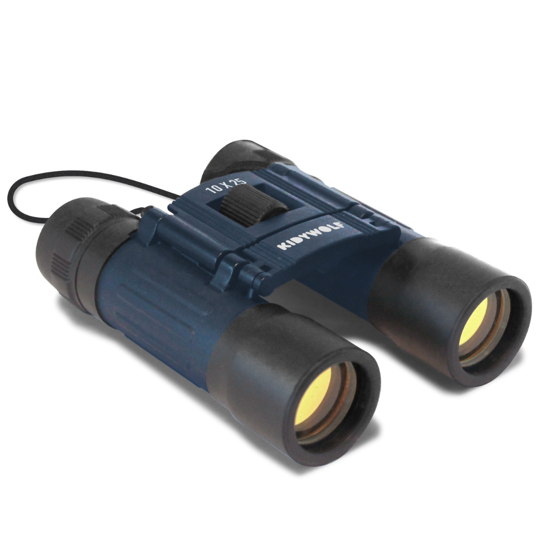 Kidywolf Kidybinoculars verrekijker voor kinderen blauw, vooraanzicht
