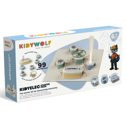 Kidywolf Kidyelec Starter Pack 11 stuks, verpakking vooraanzicht