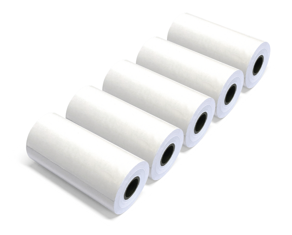 Kidywolf Kidyroll printrollen voor Kidyprint, vijf rollen naast elkaar