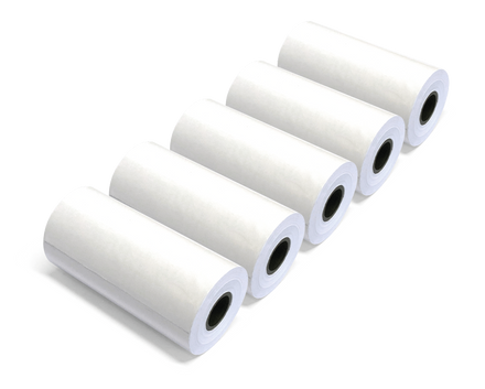 Kidywolf Kidyroll printrollen voor Kidyprint, vijf rollen naast elkaar