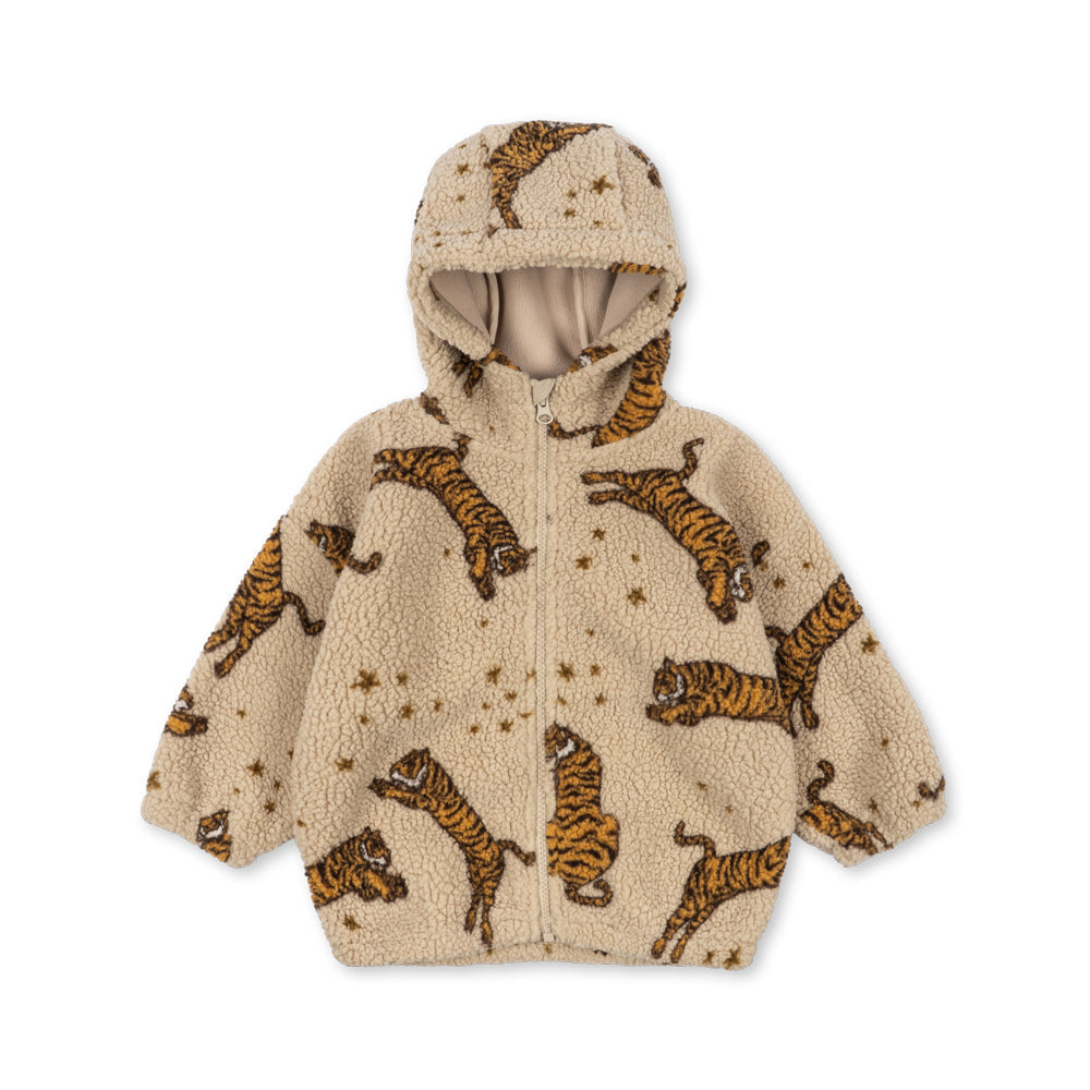 Konges Slojd Jody teddy jas met kap Tiger