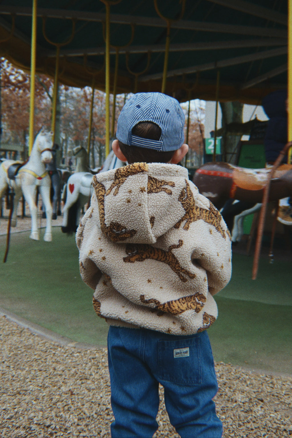 Konges Slojd Jody teddy jas met kap Tiger