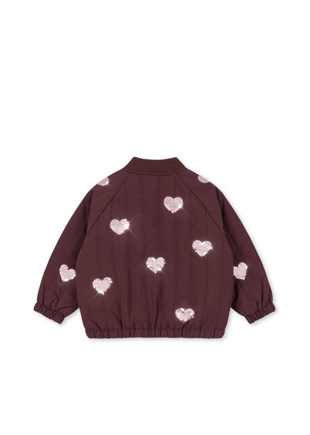 Konges Slojd Juno sequin bomberjas Decadent Chocolate