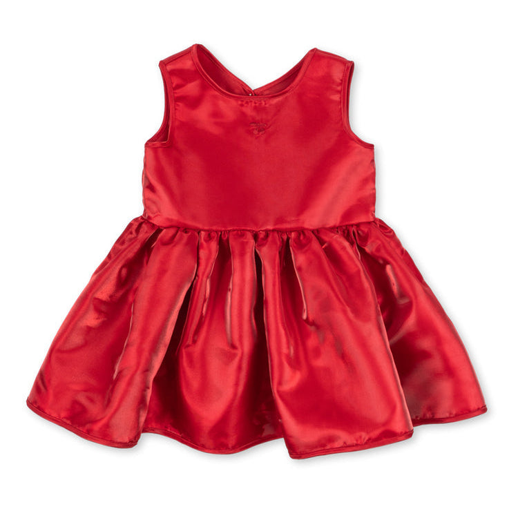 Konges Sløjd Jurk Bellis Dress GRS Barbados Cherry, jurk op witte achtergrond