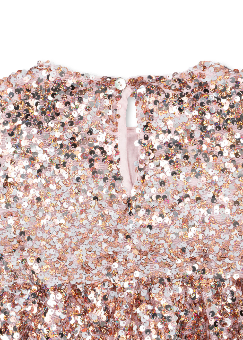 Konges Slojd Lila paillettenjurk Grey Rosa