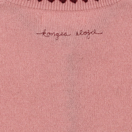 Konges Sløjd Vestje Collette Cardigan Pale Blush, detailfoto
