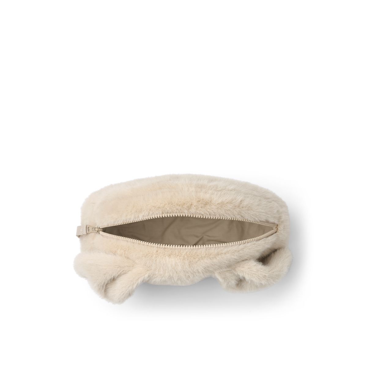 Liewood Eloise toilettas in Mist, pluche konijn met rits