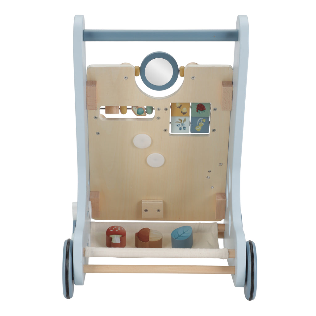 Little Dutch activiteiten loopwagen Forest Friends, achterkant met xylofoon