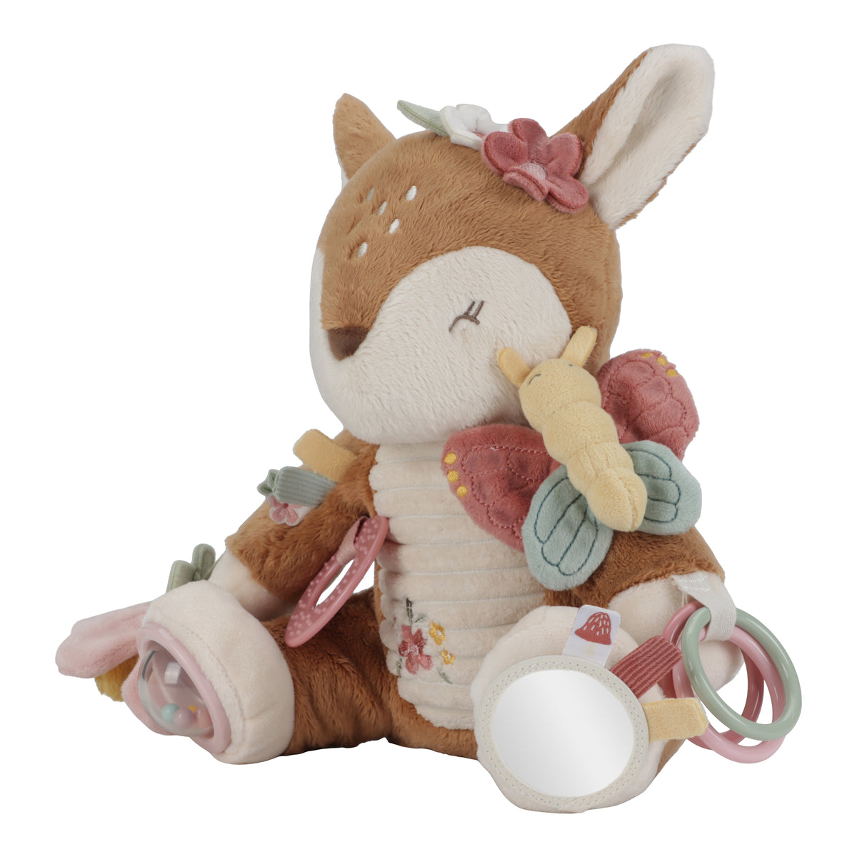 Little Dutch activiteitenknuffel hert Fairy Garden, vooraanzicht
