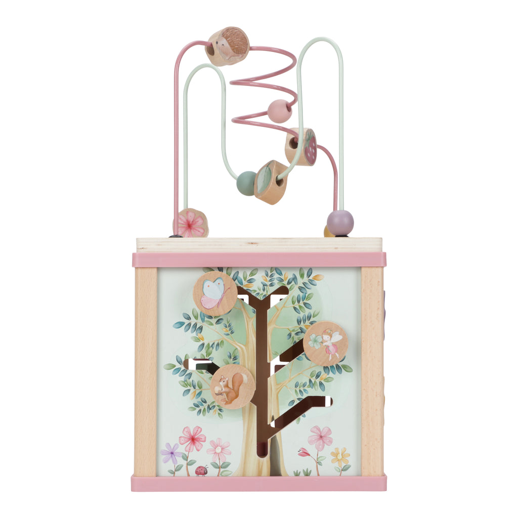 Little Dutch activiteitenspiraal Fairy Garden, zijde met schuifpuzzel
