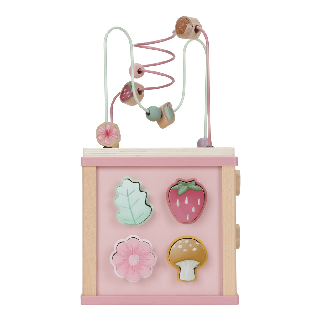 Little Dutch activiteitenspiraal Fairy Garden, zijde met paddenstoel en aardbei