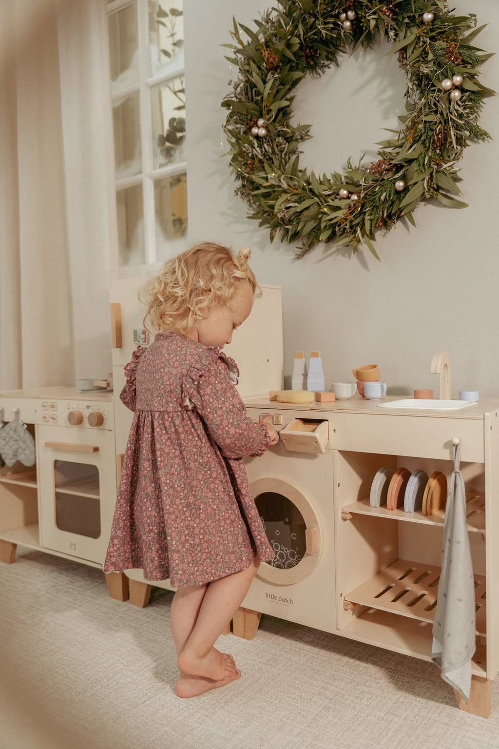 Little Dutch houten koelkast in de speelhoek