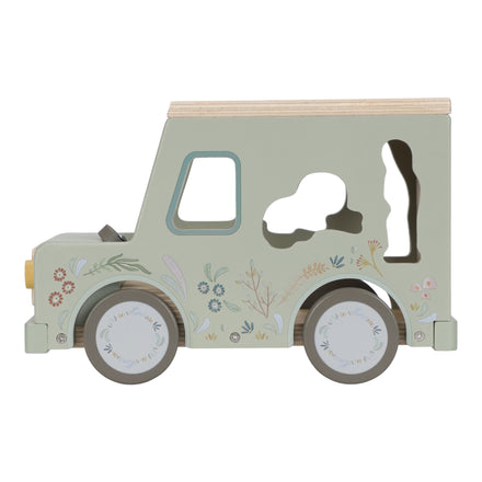 Little Dutch Houten Vormenstoof Safari Auto Safari Friends, andere zijkant