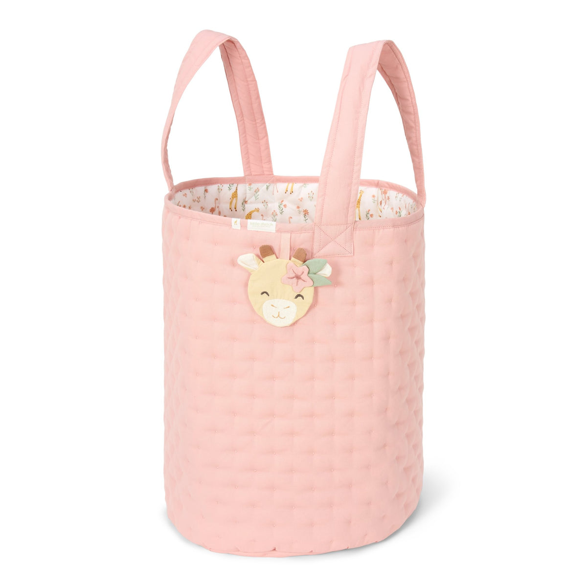 Little Dutch Opbergmand Omkeerbaar Blooming Safari 35x45 cm | Roze