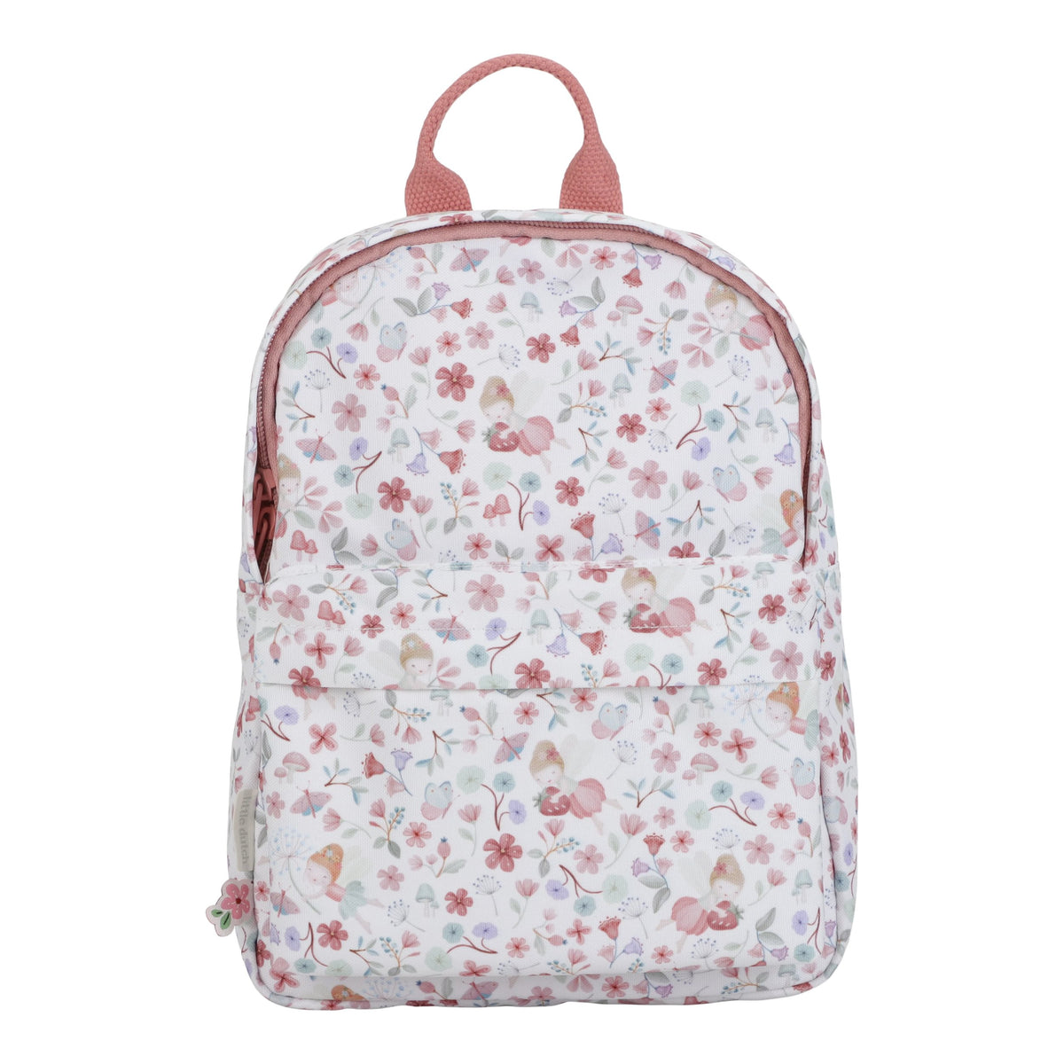 Little Dutch rugzakje Fairy Garden met roze bloemenprint, vooraanzicht