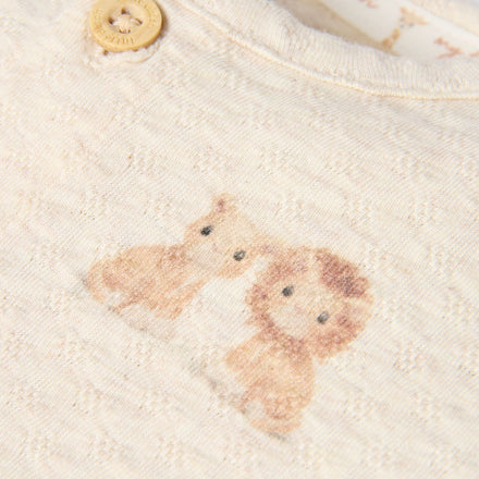 Zacht gemeleerd boxpakje uit de Little Dutch Safari Friends reeks