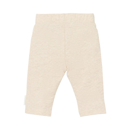 Little Dutch Safari Friends legging achterzijde, zandmelee biologisch katoen