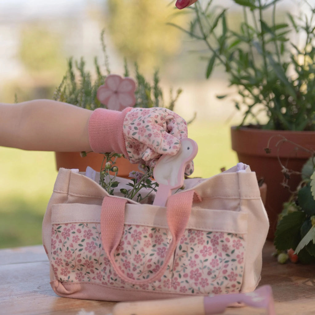 Little Dutch set 10-delig tuingereedschap Fairy Garden, kinderhand pakt gereedschap uit de tas