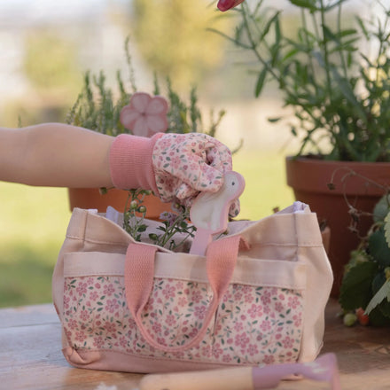 Little Dutch set 10-delig tuingereedschap Fairy Garden, kinderhand pakt gereedschap uit de tas