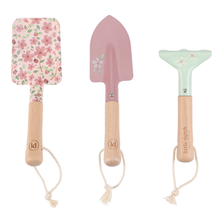 Little Dutch set tuingereedschap Fairy Garden, gereedschap rechtop vooraanzicht