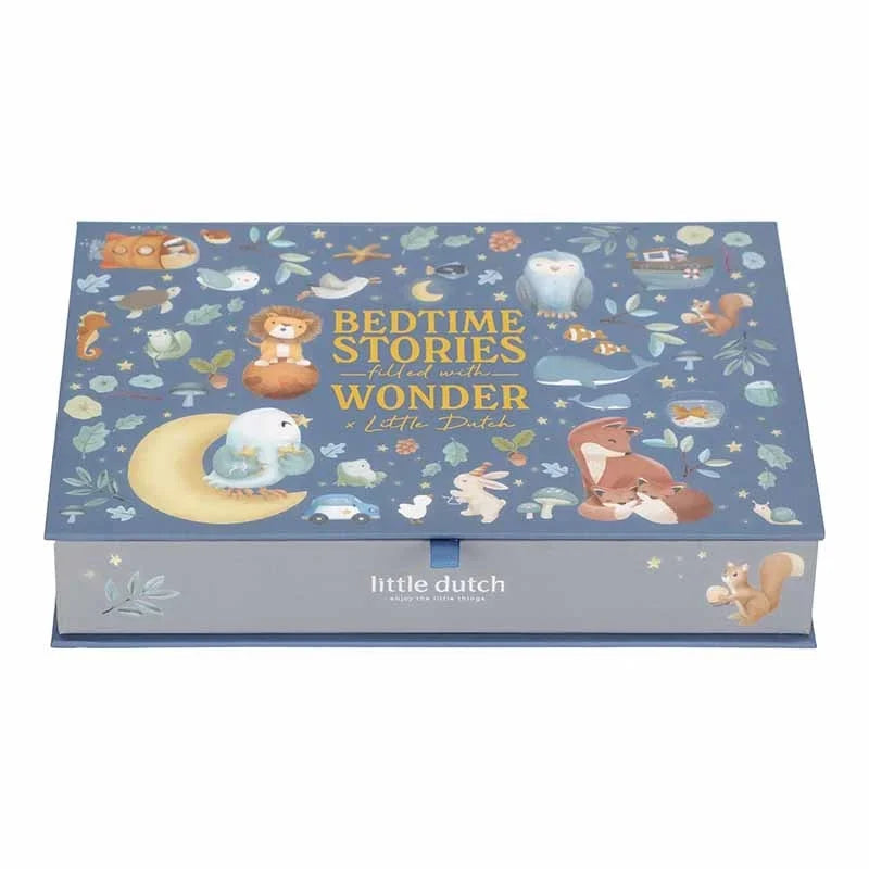 Little Dutch verhalen projector zaklamp Forest Friends blauw, gesloten geschenkdoos