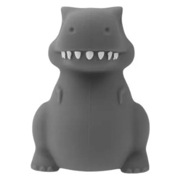 Mary's Led Nachtlamp Dino T-Rex, grijze dinosaurus met witte tandjes
