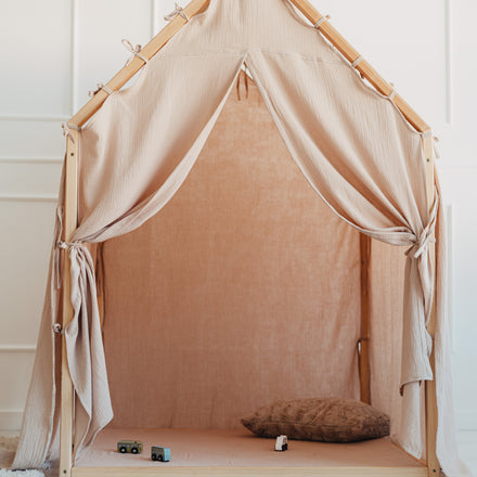 Moje Playhouse Scandi II beige, sfeerbeeld 1 in de kinderkamer