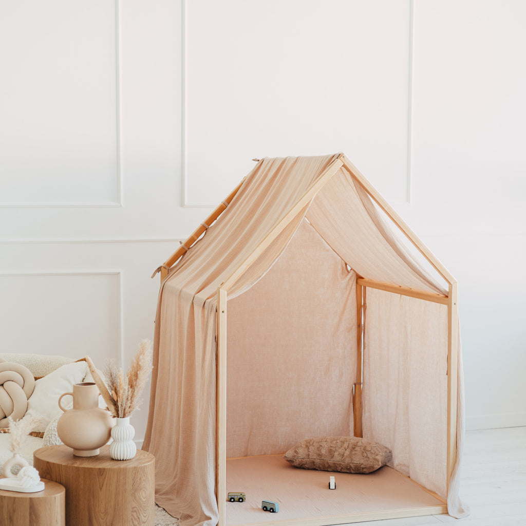 Moje Playhouse Scandi II beige, sfeerbeeld 2 in de kinderkamer
