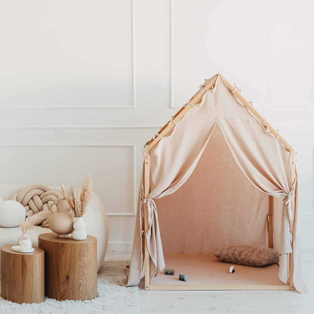 Moje Playhouse Scandi II beige, sfeerbeeld 4 in de kinderkamer