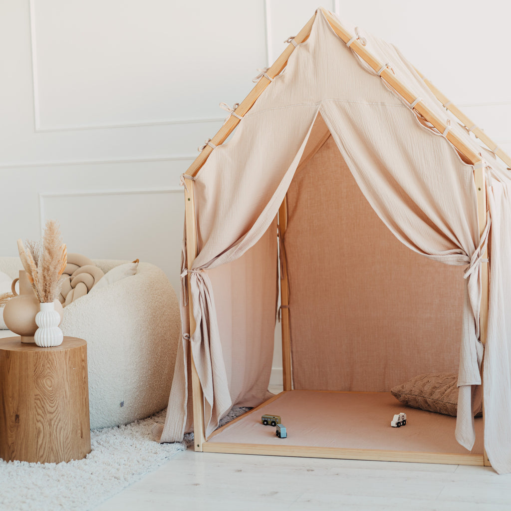 Moje Playhouse Scandi II beige, sfeerbeeld 5 in de kinderkamer