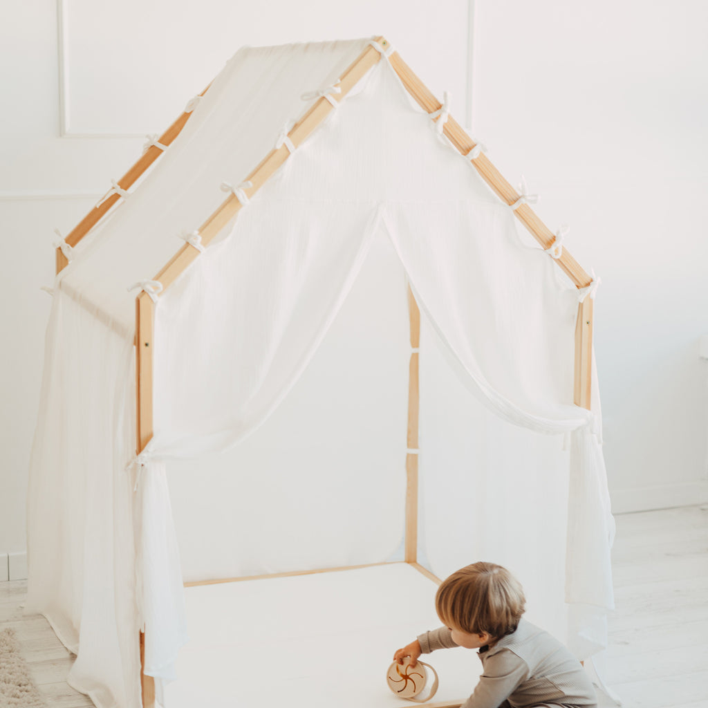 Moje Playhouse Scandi II wit, sfeerbeeld 1 in de kinderkamer