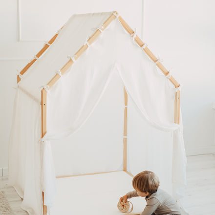 Moje Playhouse Scandi II wit, sfeerbeeld 1 in de kinderkamer