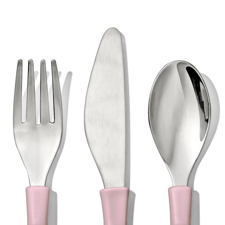 Oxo Tot Vork, Lepel en Mes 3Y+ Blossom, close-up van vork, mes en lepel