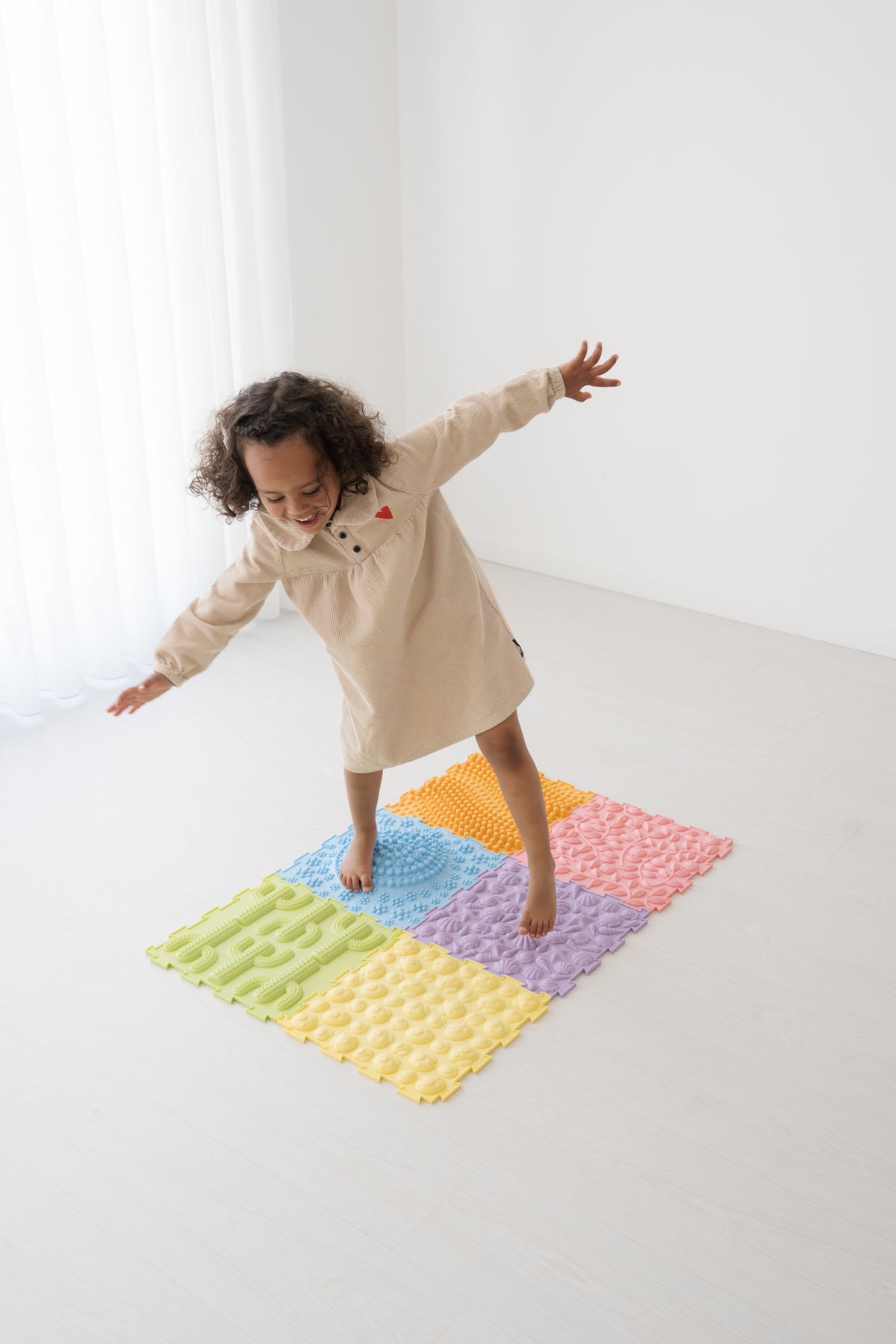 Sense2Play Sensorisch Pad Set Pastel | 6 Texture Mats